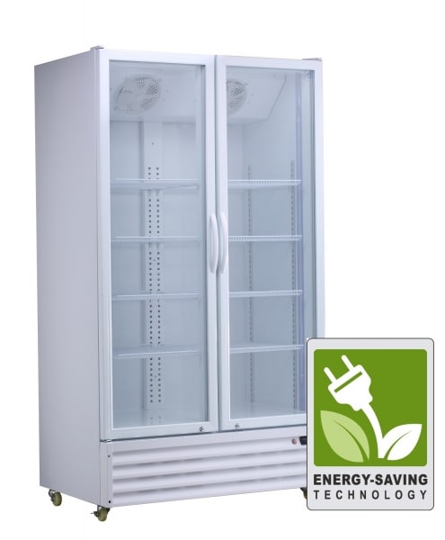 Low Energy White Display Fridge by Norsk