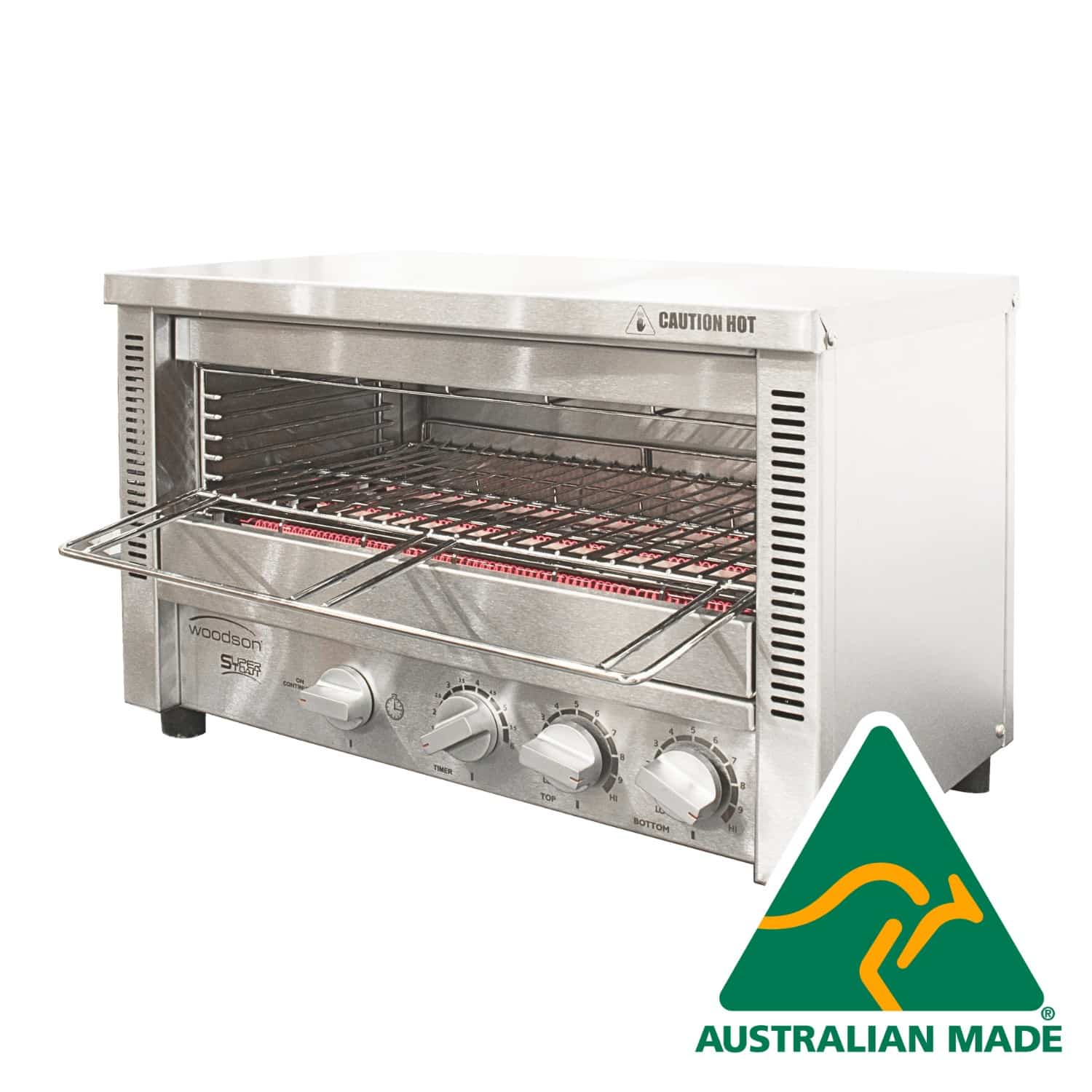 Woodson Griller 8 Slices, independently regulated top and bottom heating elements