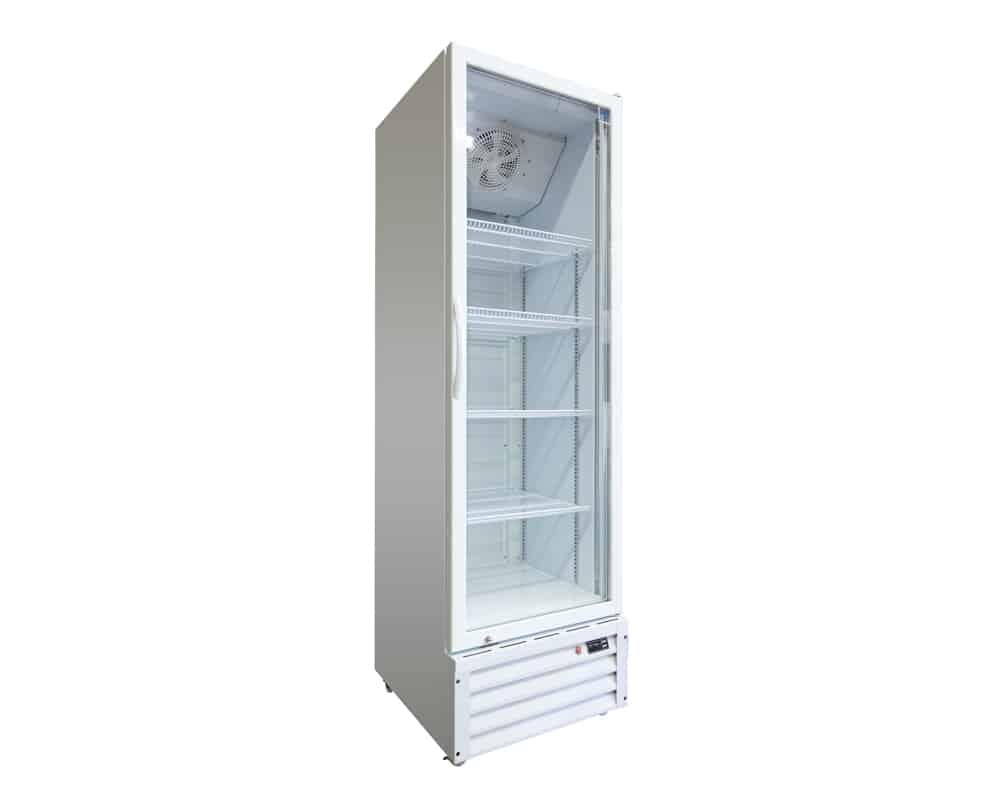 Norsk single door fridge white, no light box 430L